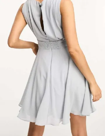 Rochie scurta TFNC London, gri Gri