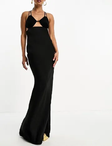 Rochie lunga ASOS, negru Negru