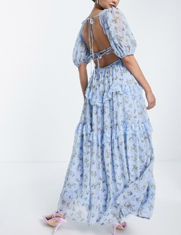 Rochie lunga Asos Maternity, albastru