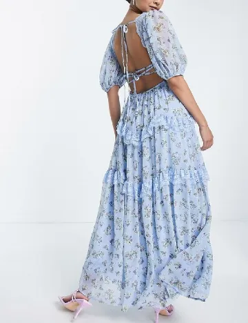 Rochie lunga Asos Maternity, albastru Albastru