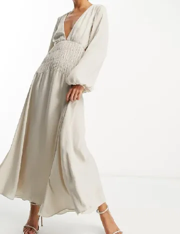 Rochie lunga ASOS, gri Gri
