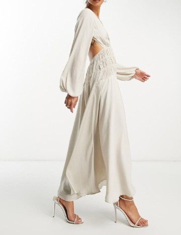 Rochie lunga ASOS, gri