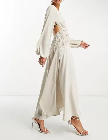 Rochie lunga ASOS, gri Gri