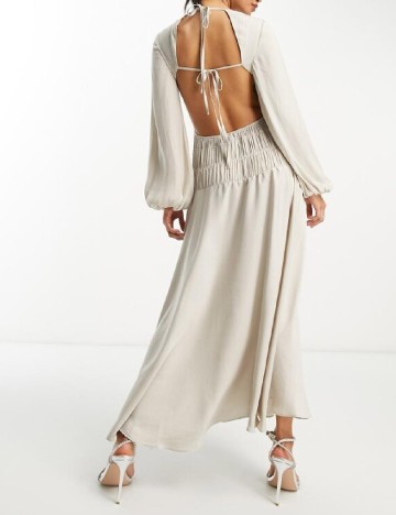 Rochie lunga ASOS, gri