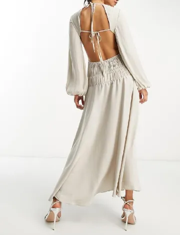 Rochie lunga ASOS, gri Gri