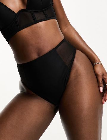 Chilot de  baie ASOS, negru