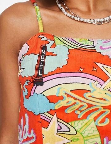 Rochie scurta ASOS, mix culori