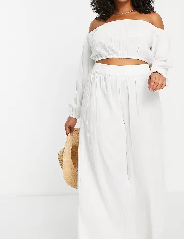 Top ASOS Curve, alb Alb