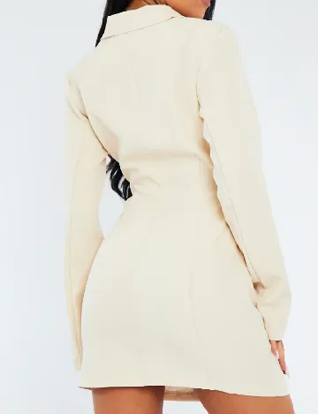 Rochie scurta Rebellious, crem Crem