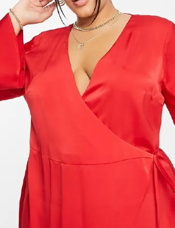 Rochie scurta ASOS Curve, rosu Rosu