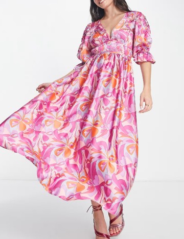 Rochie lunga ASOS, mix culori