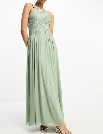 Rochie lunga Little Mistress, verde