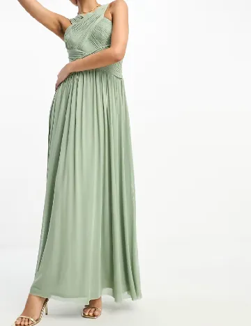 Rochie lunga Little Mistress, verde Verde