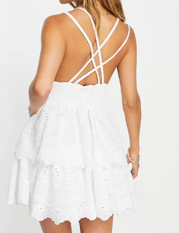 Rochie scurta Top Shop, alb Alb
