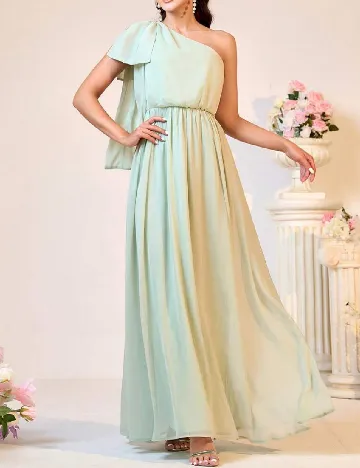 Rochie lunga SHEIN, verde Verde