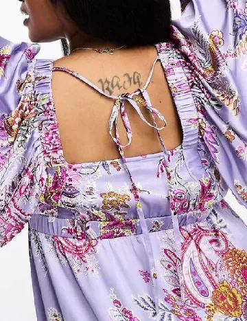 Rochie lunga ASOS Curve, mov Mov