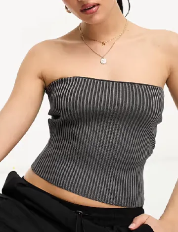 Top Pull&Bear, gri Gri