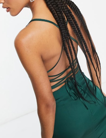 Rochie medie NAANAA, verde