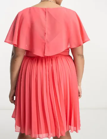Rochie scurta ASOS Curve, roz Roz