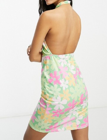 Rochie scurta NAANAA, floral print
