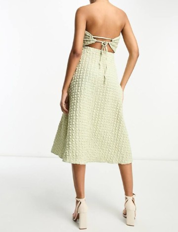 Rochie medie ASOS, verde