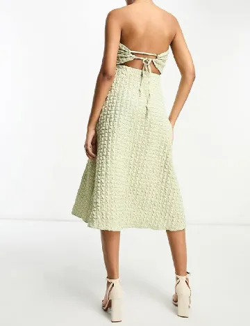 Rochie medie ASOS, verde Verde