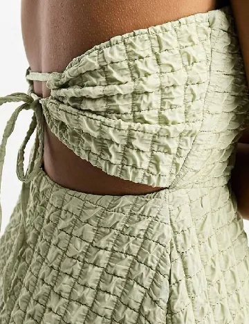 Rochie medie ASOS, verde Verde