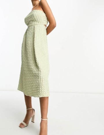 Rochie medie ASOS, verde