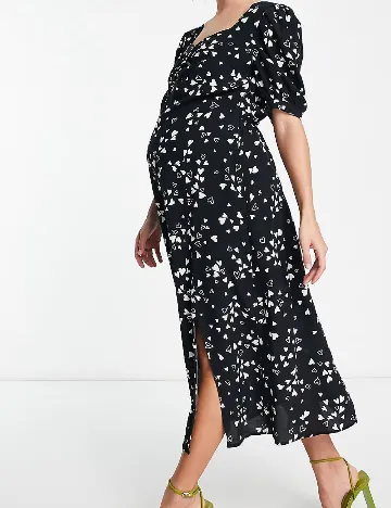 Rochie medie Nobody s child Maternity, negru Negru