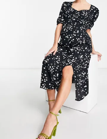 Rochie medie Nobody s child Maternity, negru Negru