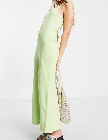 Rochie lunga Weekday, verde