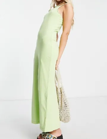 Rochie lunga Weekday, verde Verde