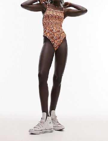 Costum de baie Top Shop, floral print