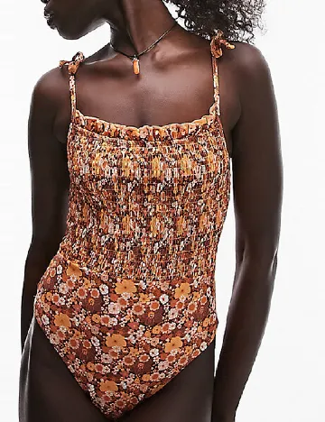 Costum de baie Top Shop, floral print Floral print