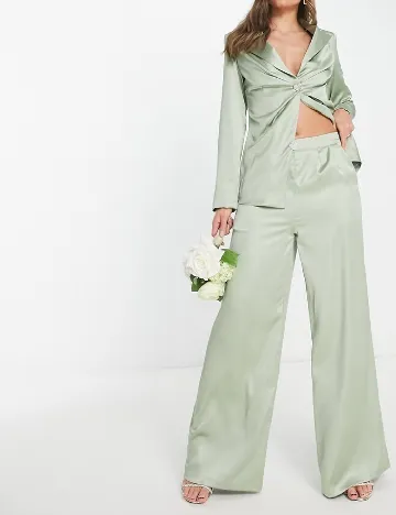 Pantaloni extro&vert, verde Verde