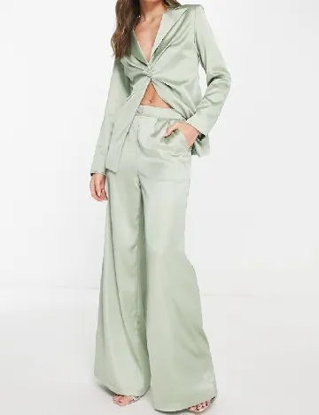 Pantaloni extro&vert, verde Verde