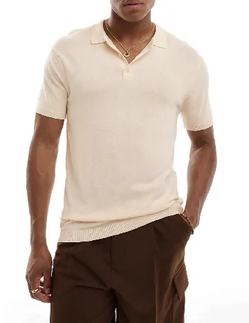 Tricou New look, crem Crem