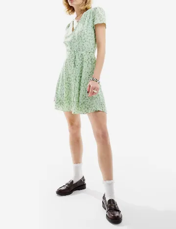 Rochie scurta Glamorous, verde Verde