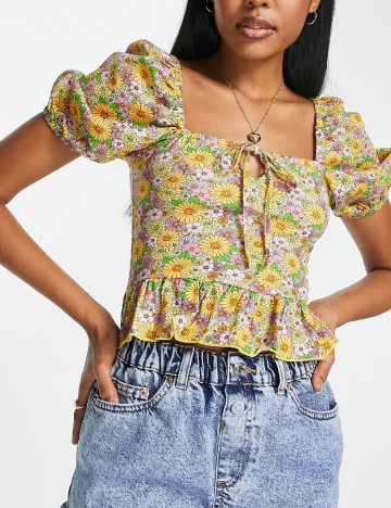 Top ASOS, floral print
