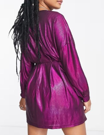 Rochie scurta extro&vert, mov