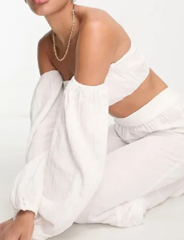 Top ASOS, alb Alb