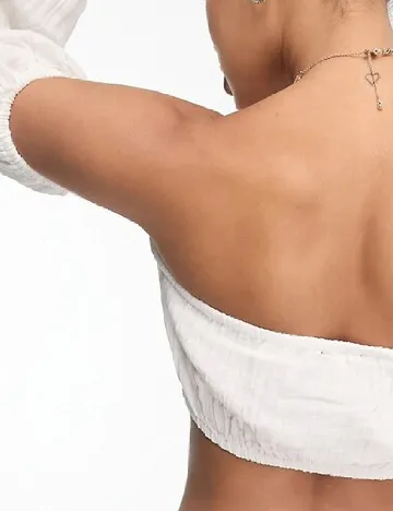 Top ASOS, alb Alb