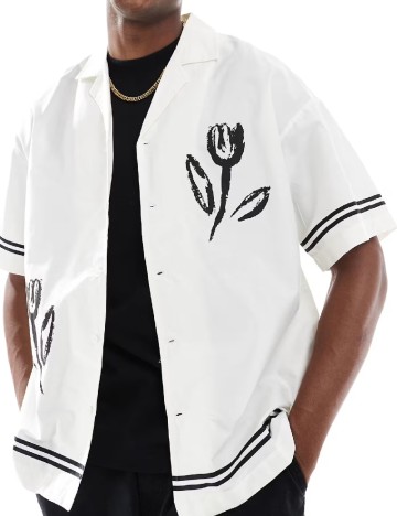 Camasa Oversize Adpt, alb