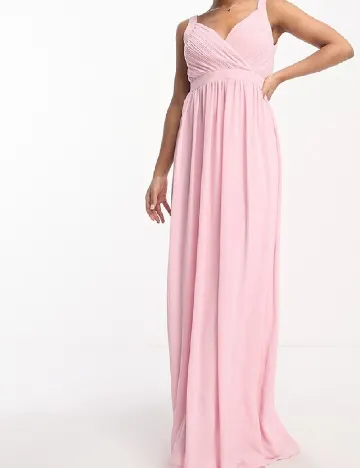 Rochie lunga TFNC London, roz Roz