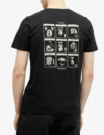 Tricou Columbia, negru Negru