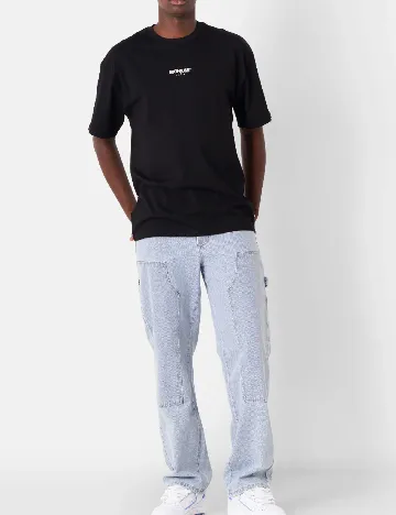 Tricou Oversize Sixth June, negru Negru