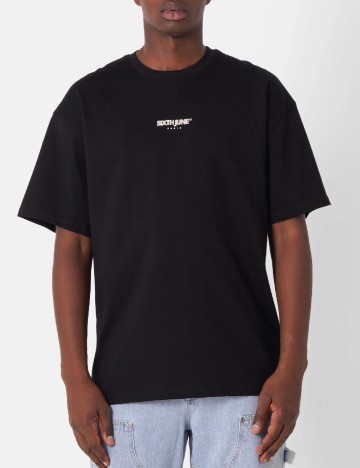 Tricou Oversize Sixth June, negru