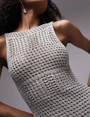 Rochie lunga Top Shop, gri Gri