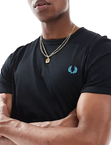 Tricou Fred Perry, negru Negru