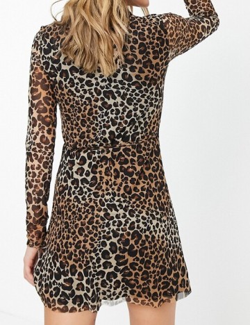 Rochie scurta Stradivarius, animal print